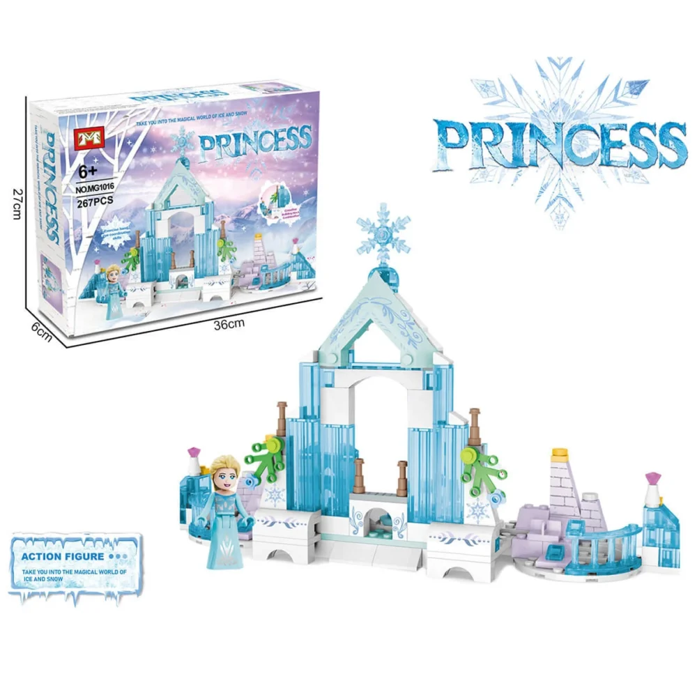 constructor pentru copii ice kingdom 267 piese (1)