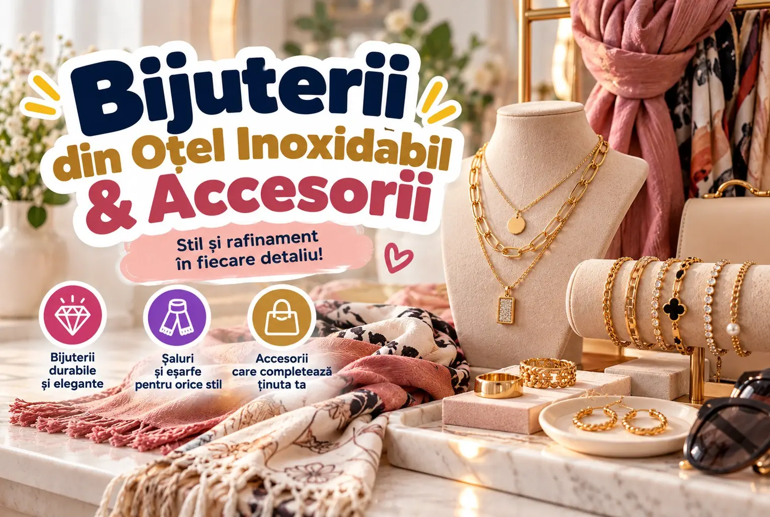 Bijuterii și accesorii elegante
