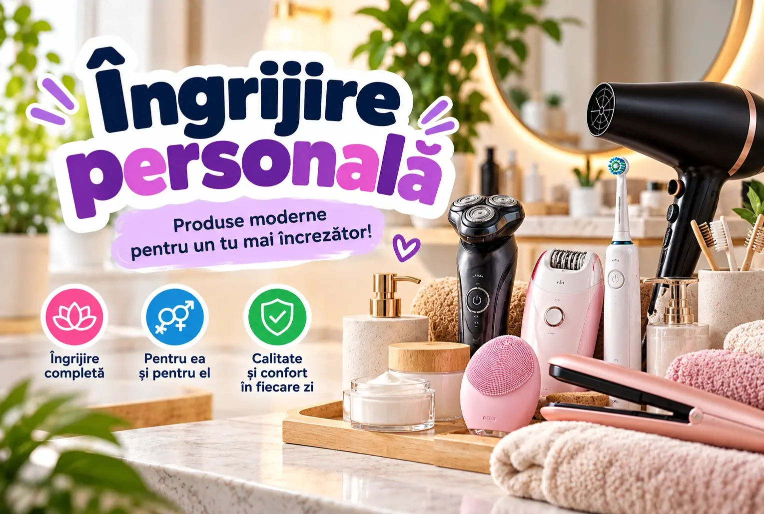 Îngrijire personală frumusețe modernă